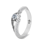 Помолвочное кольцо 585 пробы