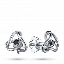 Пусеты с гранатами