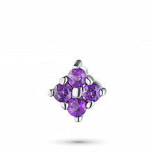 Кулон с аметистами