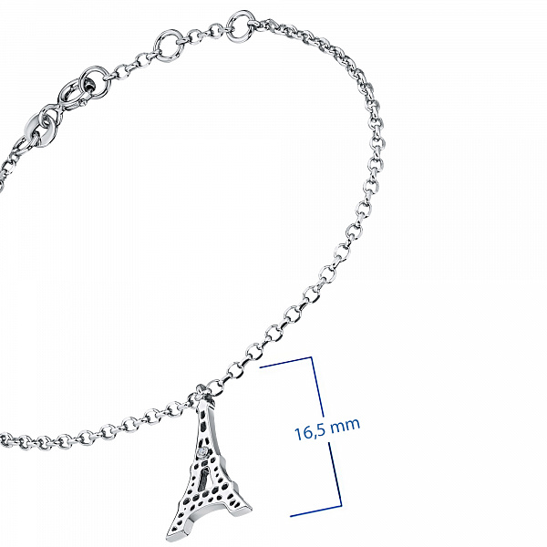 Браслет с бриллиантом