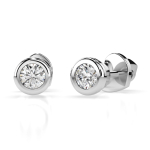Серьги Солитер Бабочка